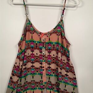 Eight Sixty Multicolor Geometric Camisole